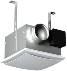 Dalap Álmennyezetbe telepíthető ipari ventilátor visszacsapó szeleppel és szűrővel Ø 100 mm, halk működésű