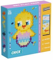 Plus-Plus Puzzle pe numere Plus-Plus, 250 piese, Pui (PP3964)