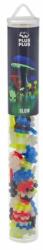 Plus-Plus Set constructie Plus-Plus, tub 100 piese, Glow mix, culori fluorescente (PP4282) - ookee