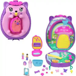 Mattel Polly Pocket sündisznó mama és kicsinye játékkészlet (JBJ91) - jatekbirodalom