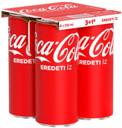 Coca-Cola szénsavas üdítőital - 4x330ml - kamraellato