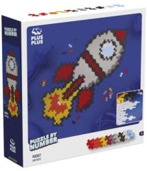 Plus-Plus Puzzle pe numere Plus-Plus, 500 piese, Racheta (PP3930) - ookee