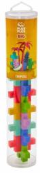 Plus-Plus Set constructie Plus-Plus, tub 15 piese mari, Tropical, culori tropicale (PP3431) - ookee