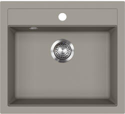 Evido Quadro 6 gránit mosogató, 562 x 510 mm, platina (442063) - olmo