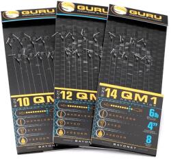 Guru Carlige legate Guru QM1 Bayonet Redy Rig nr. 14 0.17mm 10cm 8buc (A.GU.GRR142)