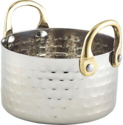 GenWare Tálalótál rozsdamentes acél, kalapált felület, magasság: 50 mm, átmérő: 92 mm