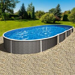 Mountfield Azuro Rattan fémpalástos medence, 550x370x120cm (3EXB0397)