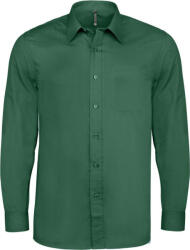 Kariban Férfi ing Kariban KA545 Jofrey > Long-Sleeved Shirt -XL, Forest Green