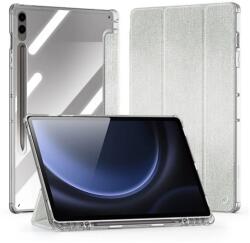 Dux Ducis Samsung Tab S10 Plus Lte Dux Ducis Unid Tok Álló, Textil Hatású Aktív Flip, Ceruza Tartó, Világoszöld