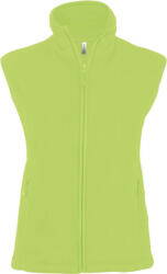 Kariban Női Kariban KA906 Melodie - Ladies' Micro Fleece Gilet -XL, Lime