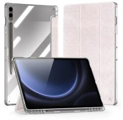 Dux Ducis Samsung Tab S10 Plus Lte Dux Ducis Unid Tok Álló, Textil Hatású Aktív Flip, Ceruza Tartó, Rózsaszín