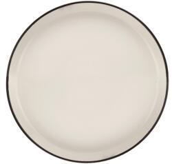 Clay Land Desszertes tányér, 21, 5 cm, fekete-fehér (8929-00-00)