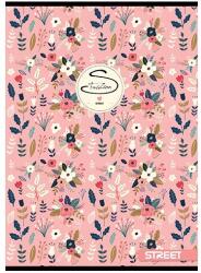 STREET Notebook STREET Flori A/4 54 pagini în carouri 65701 (65701)