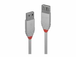 Lindy Кабел LINDY, от USB-A (м) към USB-A (м), 2m, 36713