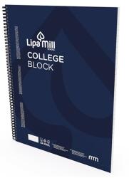 Mar-Mar Caiet spiralat în carouri LIPAMILL A/4 70 pagini College block 1252412 (1252412)