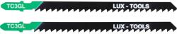 LUX-TOOLS LUX dekopírfűrészlap fához U-szár hosszú 2 db (113045)