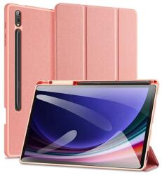 Dux Ducis Samsung Tab S10 Plus Lte Dux Ducis Domo Tok Álló, Bőr Hatású Aktív Flip, Ceruza Tartó, Rózsaszín