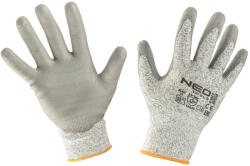 NEO TOOLS Munkakesztyű, vágásbiztos kesztyű, PU bevonattal, 4X43D, 8 (97-609-8) - neo24