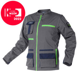 NEO TOOLS Munkavédelmi kabát Premium, 100% pamut, hasadásgátló szövet, XL (81-217-XL) - neo24