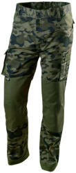 NEO TOOLS Terepmintás munkásnadrág, CAMO, 60% pamut, 40% polyester, 255 g/m2, XS (81-221-XS) - neo24
