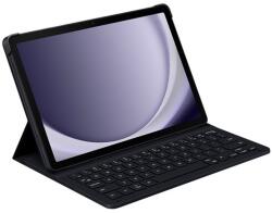 Samsung Tab A9 Plus Wifi Samsung Tok Álló, Bőr Hatású Flip, Angol Nyelvű, Fekete