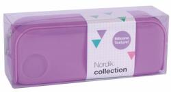 APLI Suport pentru pixuri din silicon cu fermoar, APLI "Nordik", violet 18416 (18416)