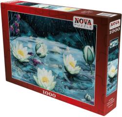 Nova Puzzle Puzzle Nova puzzle din 1000 piese - Lotusuri într-o noapte înstelată (41085)