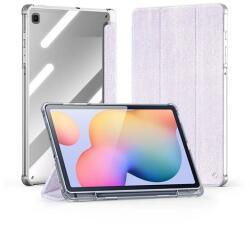 Dux Ducis Samsung Tab S6 Lite 10.4 Lte Dux Ducis Unid Tok Álló, Textil Hatású Aktív Flip, Ceruza Tartó, Lila