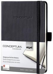 Sigel Caiet de notițe, exclusiv, A4, simplu, 97 pagini, copertă tare, SIGEL "Conceptum", negru CO110 (CO110)