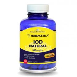 Herbagetica Iod Natural, 500mcg, 120 capsule, Herbagetica