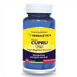 Herbagetica Cupru Forte 5mg, 60 capsule, Herbagetica