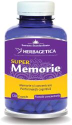 Herbagetica Super Memorie, 120 capsule, Herbagetica