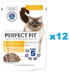 Perfect Fit Sensitive 1+ tasakok 12x85 g teljes értékű nedves eledel felnőtt macskáknak csirkemellel mártásban - fera - 3 684 Ft