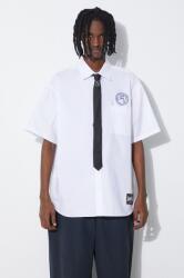 AMBUSH camasa din bumbac Circle Emblem S/S Shirt PPYH-KDM0LO_00X (BMGG001S24FAB0010145)