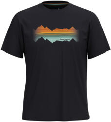 Smartwool Mountain Horizon Short Sleeve Graphic T póló M / kék