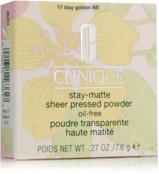 Clinique Stay-Matte Sheer Pressed Powder (17 Stay Golden) 7, 6 g