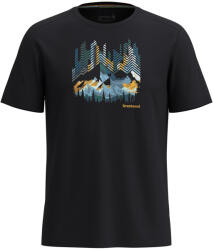 Smartwool Vital Peaks Active Short Sleeve Graphic Tee póló XL / fekete