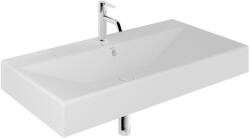 Kludi Resa mosdó dugóval 101x50 cm négyszögletes beépíthető-mosdótálak fehér 59WW10153 (59WW10153)
