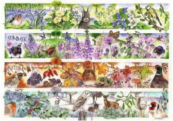 Trefl 12078 - Tea Time - Négy évszak - 1000 db-os Premium Plus puzzle (12078)