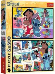 Trefl 13334 - Lilo és Stitch - 2 x 200 db-os puzzle (13334)