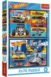 Trefl 34442 - Hot Wheels - 2 x 70 db-os puzzle (34442)