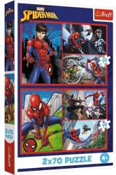 Trefl 34443 - Pókember - 2 x 70 db-os puzzle (34443)