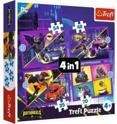 Trefl 34658 - Batwheels - 4 az 1-ben puzzle (35, 48, 54, 70 db-os) (34658)