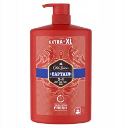 Old Spice tusfürdő, sampon 3 az 1-ben Captain Pump 1000 ml (64172)