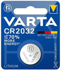 VARTA CR2032 CMOS alaplapi gomb elem, 3V-os Varta