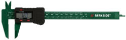 Parkside PARKSIDE® Digitális tolómérő mélységmérővel 0-150 mm, felbontás 0, 1mm, CR2032 3V-os elmmel