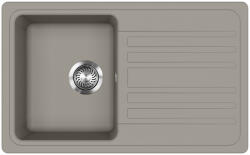 Evido HOME 45 S gránit mosogató, 765 x 460 mm, platina (442065) - watermarkt