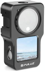 PULUZ PU539B PULUZ CNC alumíniumötvözet keret DJI Action 2-höz (fekete) (PU539B)