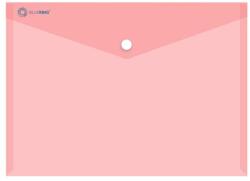 BLUERING Irattartó tasak A5, PP patentos Bluering® transzparens piros (5999093852601) - tonerpiac