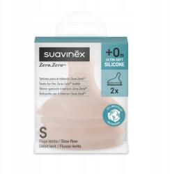 Suavinex Zero Zero etetőcumi 0m+ Szabad Áramlás 2 db Szín Medium (3188419M)